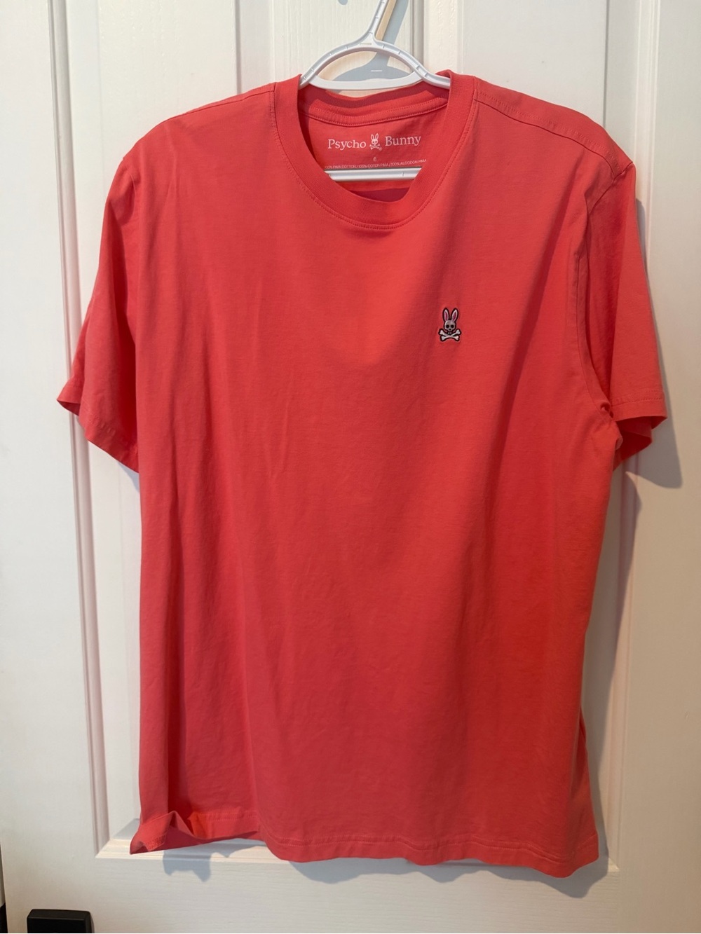 Psycho Bunny Men's Crew Neck T-Shirt - Coral/Pink